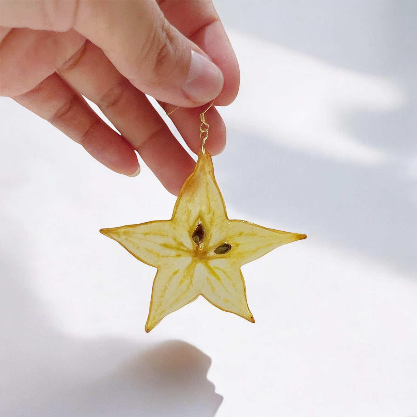 Real Starfruit Earrings