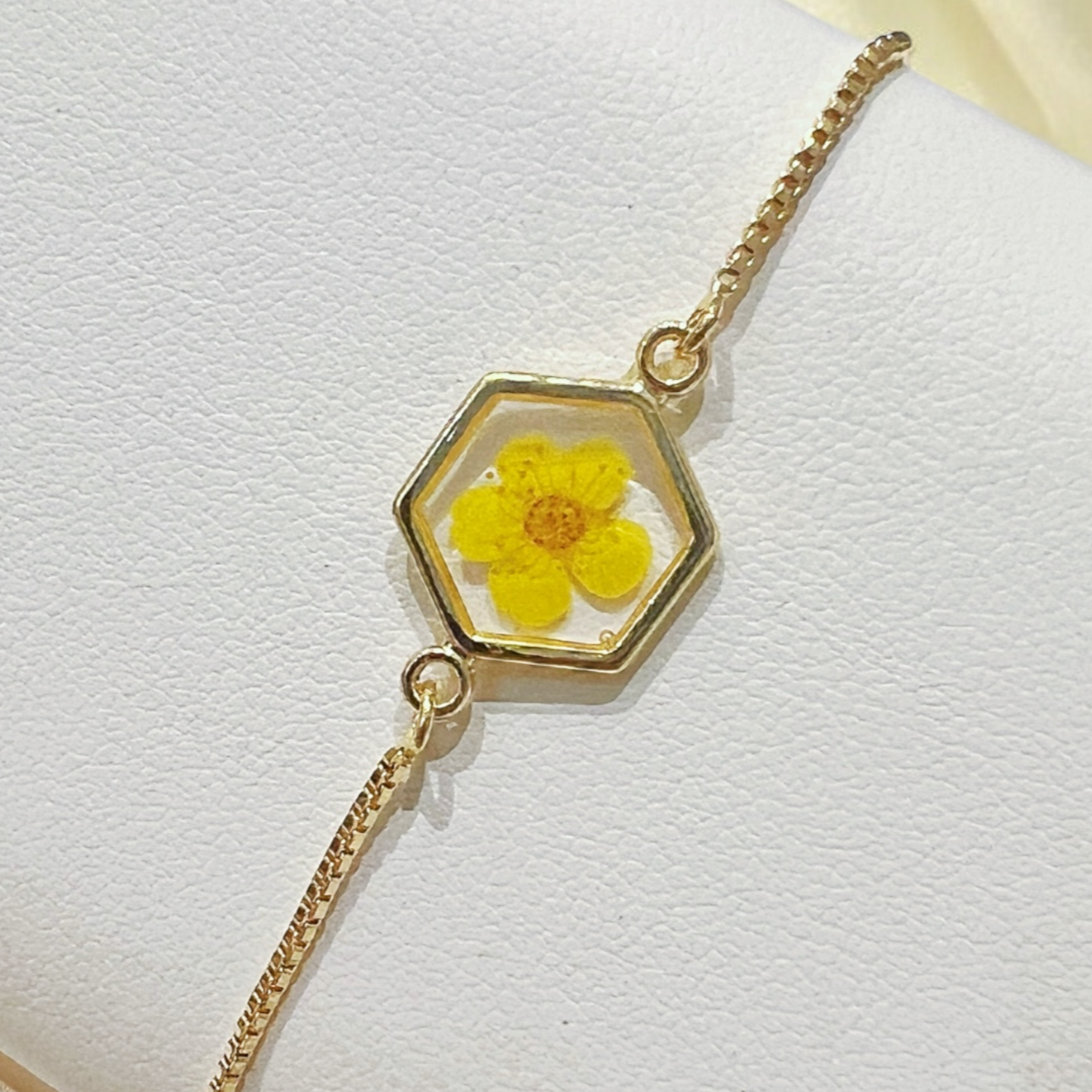 Yellow Plum Blossom Bracelet