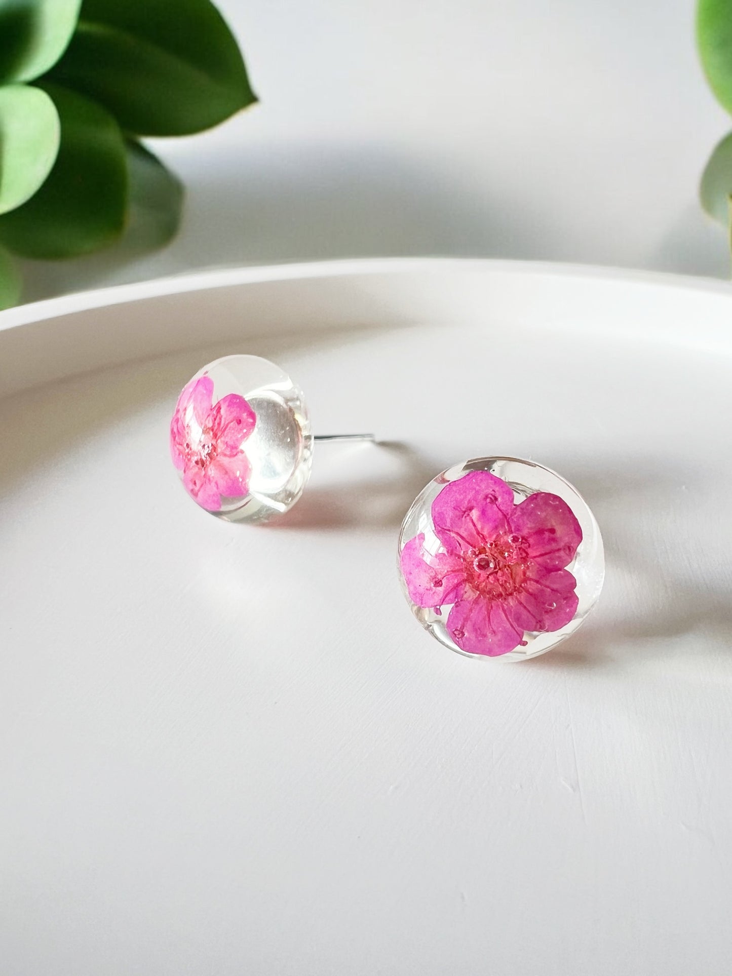 Plum Blossom Studs