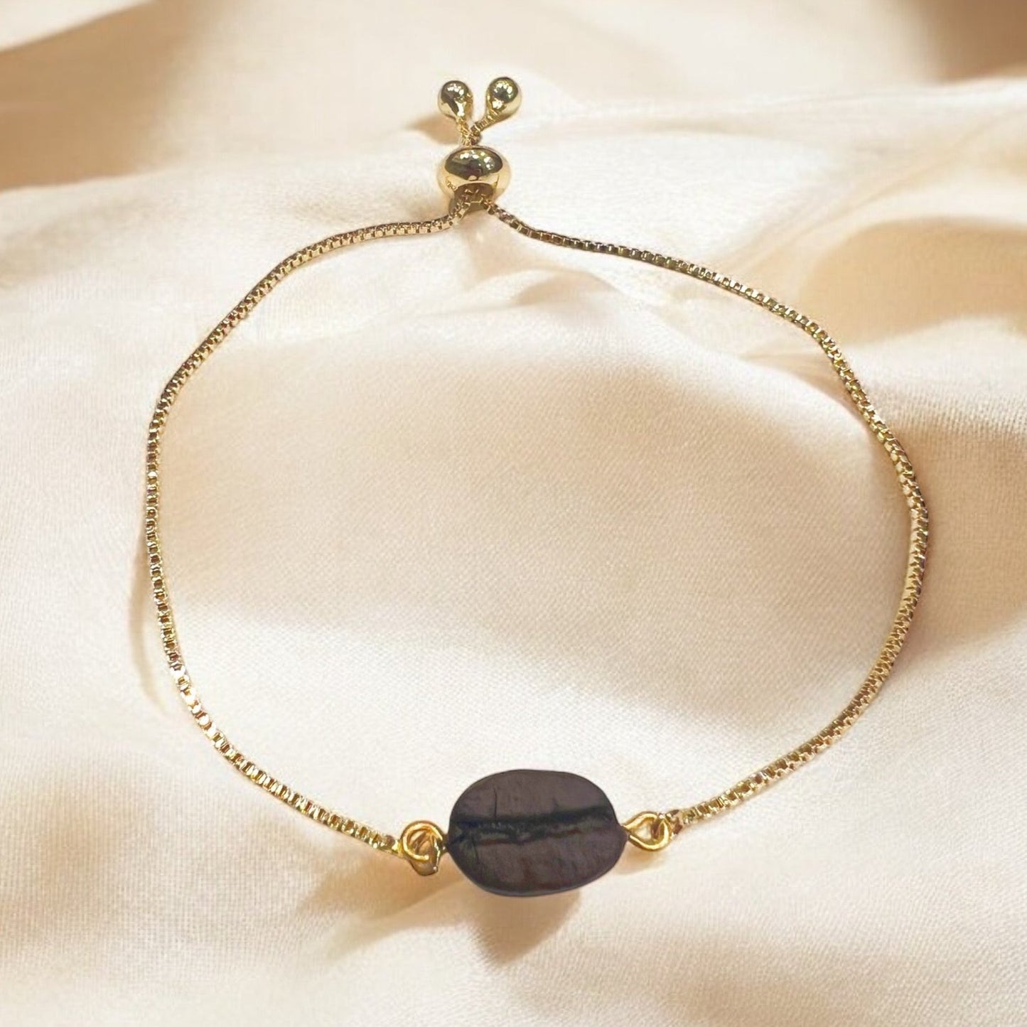 Real Coffee Bean Bracelet