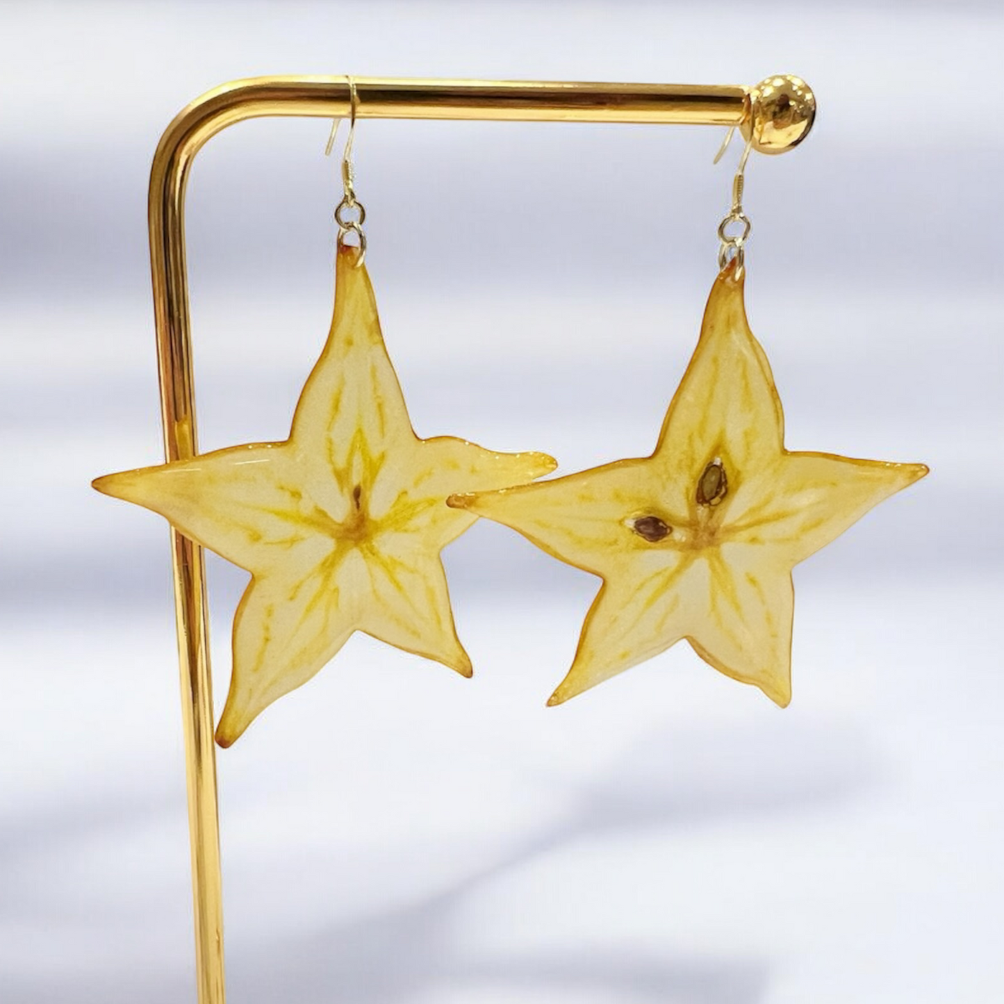 Real Starfruit Earrings