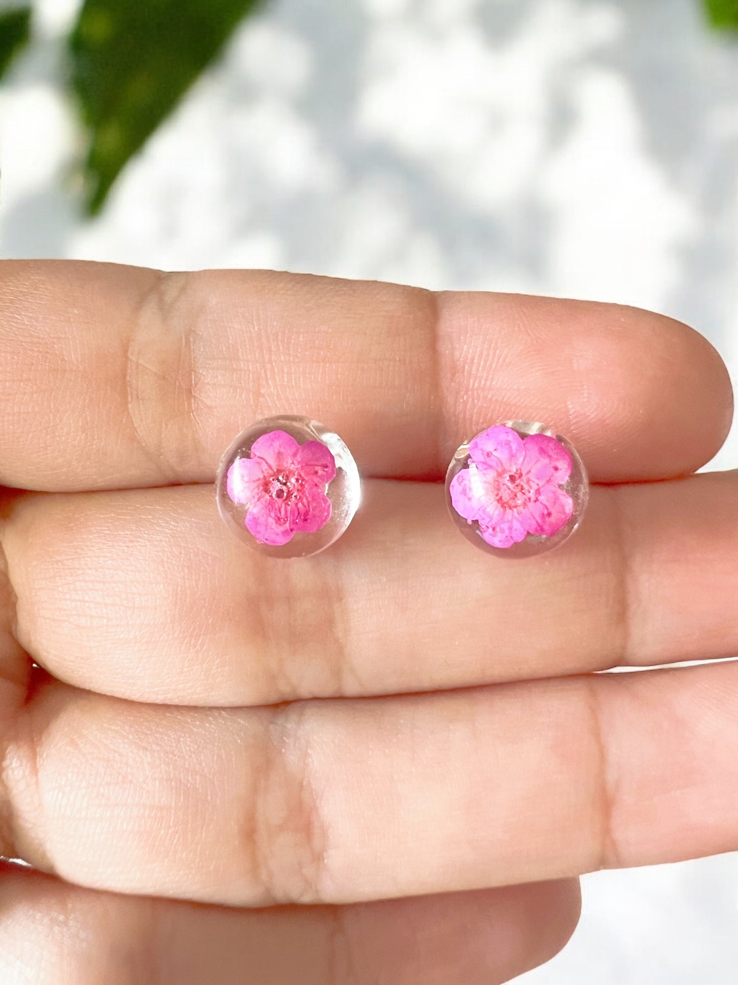 Plum Blossom Studs