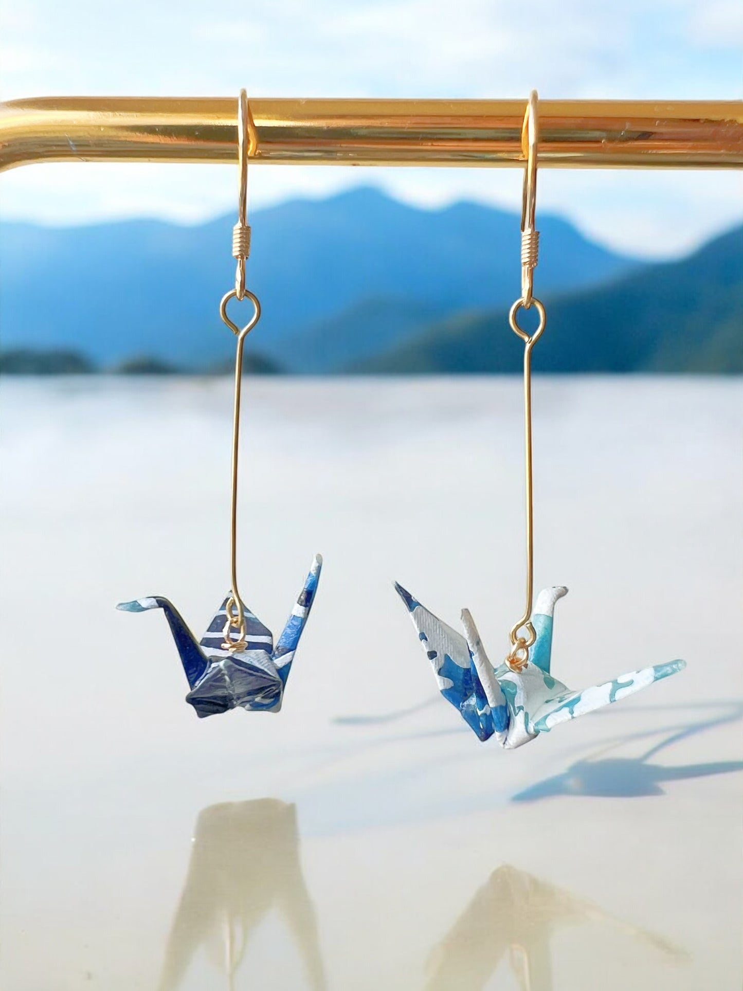 Origami Crane Earrings