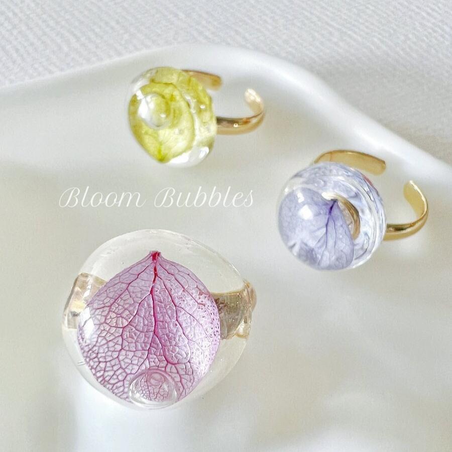 Real flower ring, nature inspired unique ring, real pressed flower botanical jewelry, gift for her, flower ring jewelry