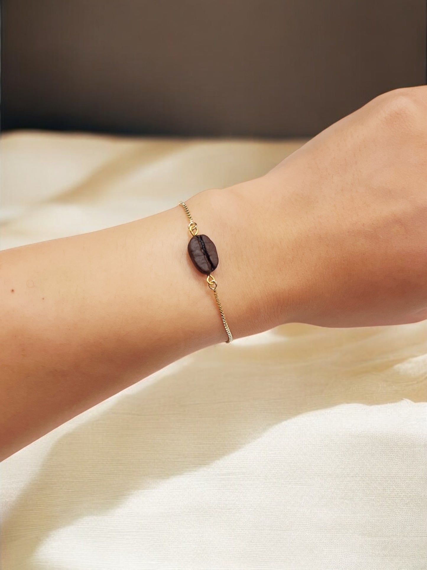 Real Coffee Bean Bracelet