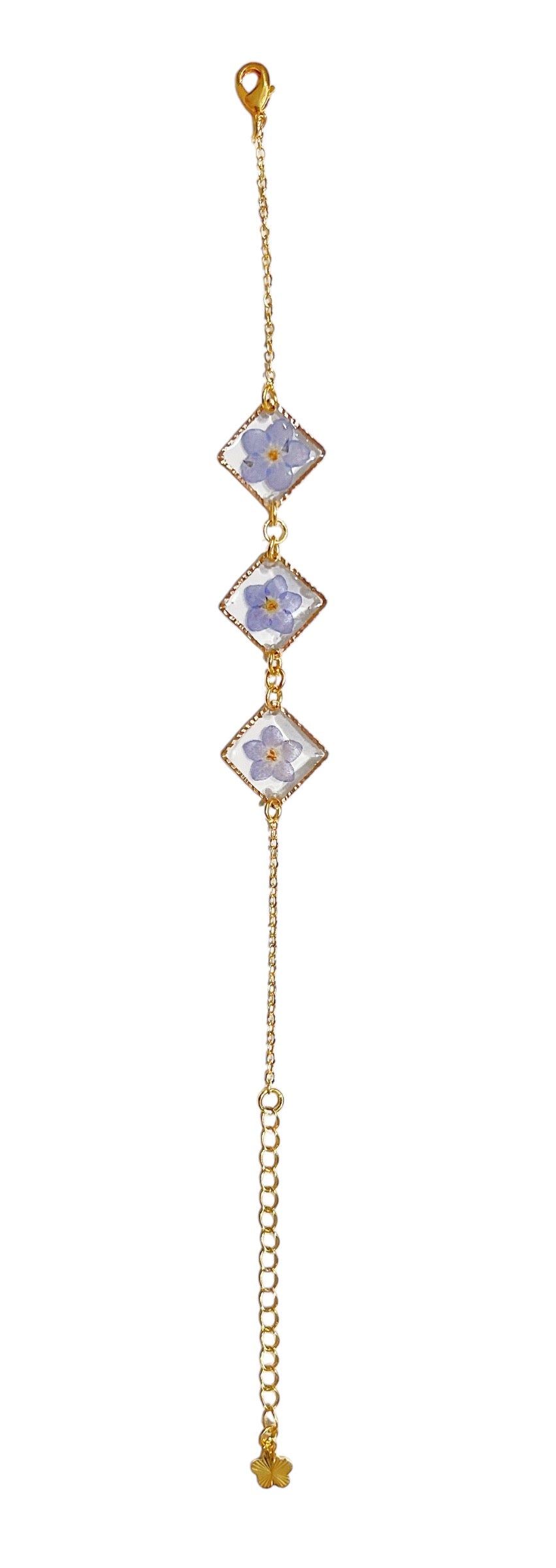 Forget-Me-Not Diamond Link Bracelet