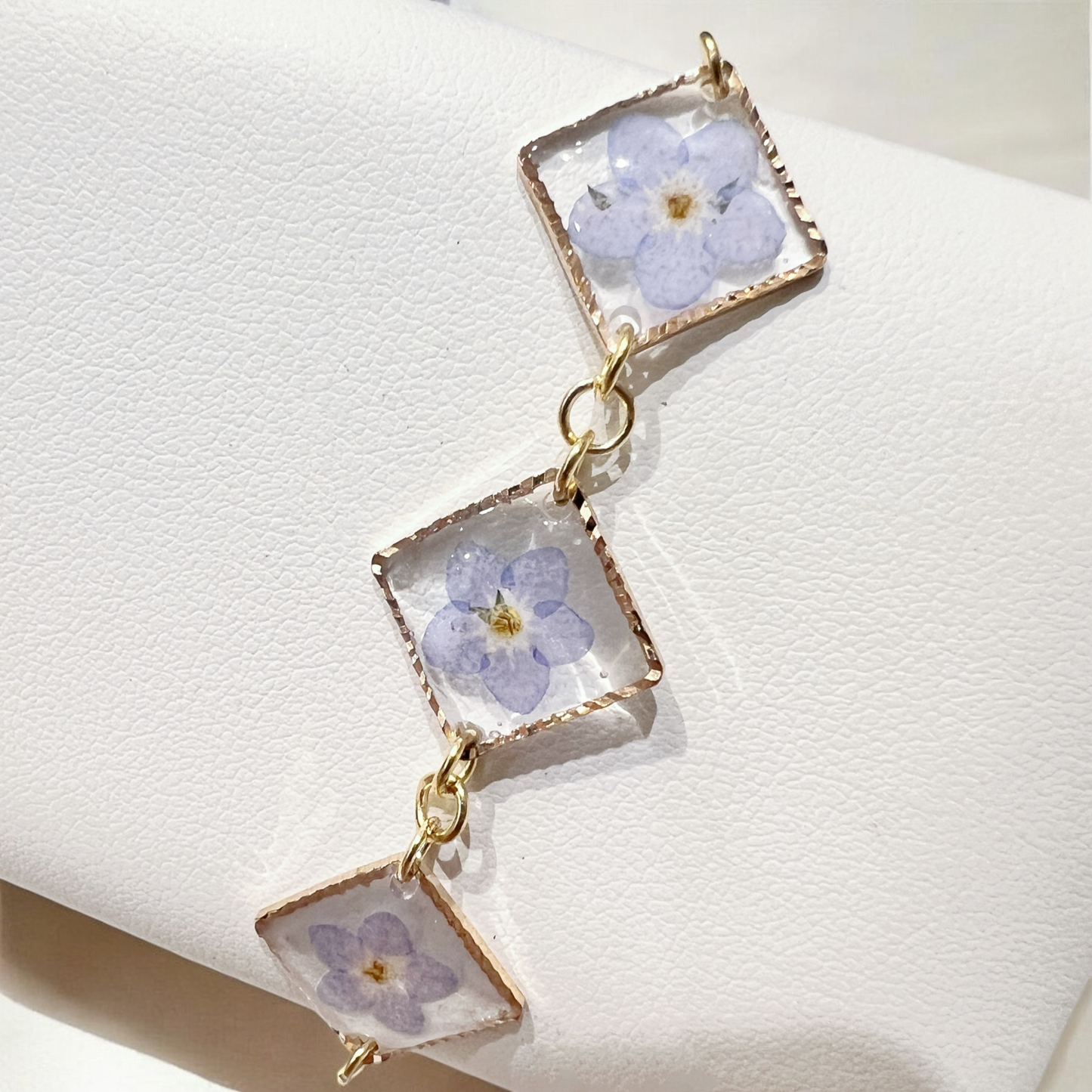 Forget-Me-Not Diamond Link Bracelet