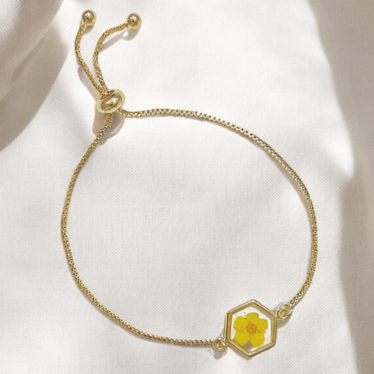 Yellow Plum Blossom Bracelet