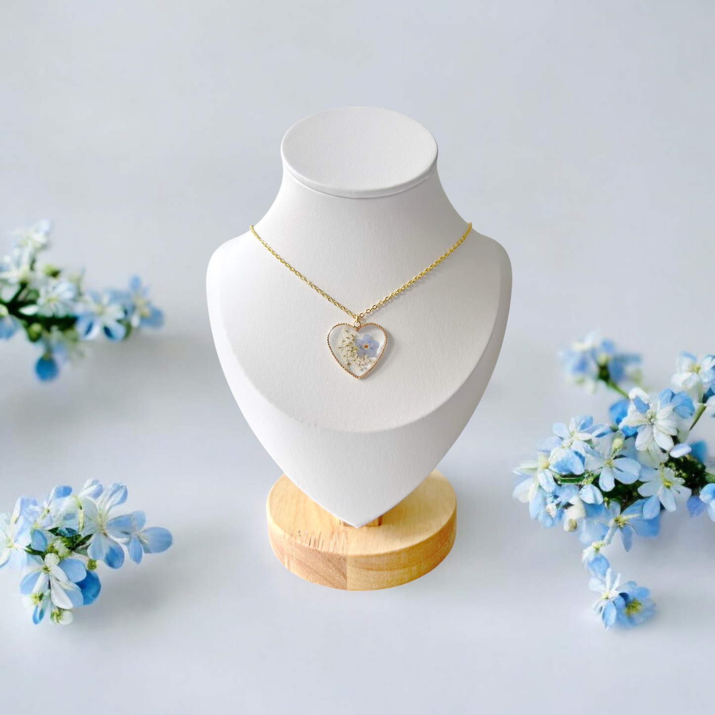 Spring Garden Heart Necklace