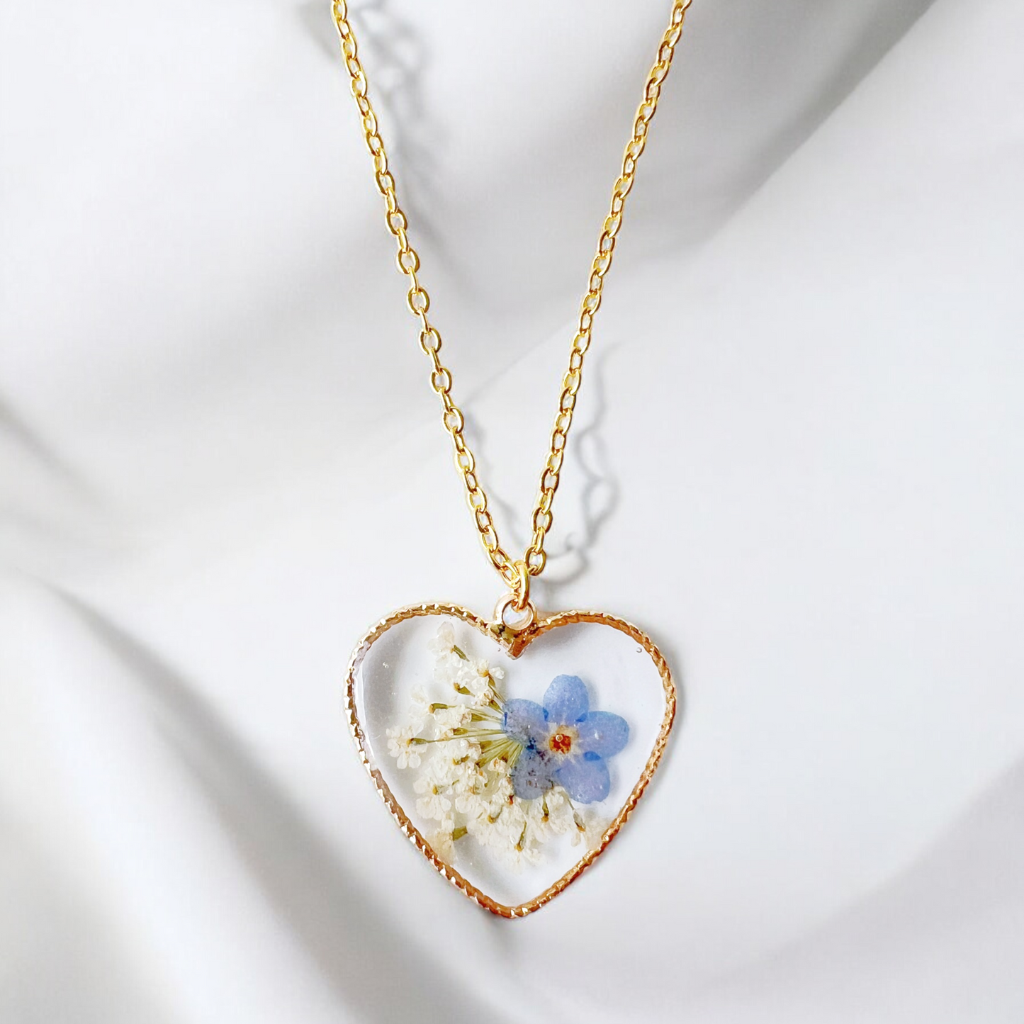 Spring Garden Heart Necklace