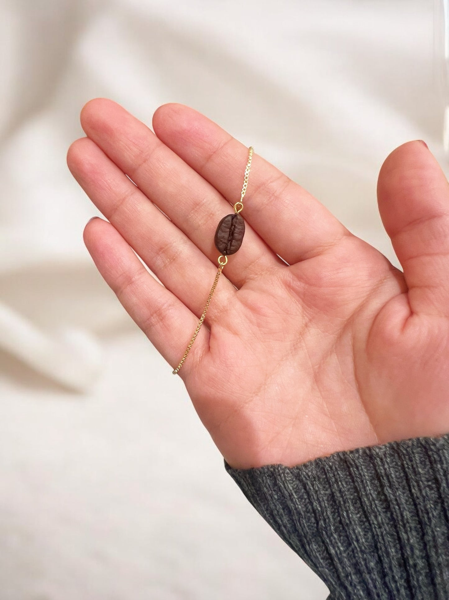 Real Coffee Bean Bracelet