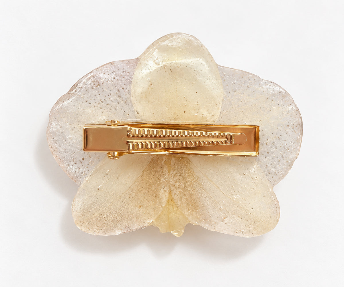 Real Orchid Hair Pin