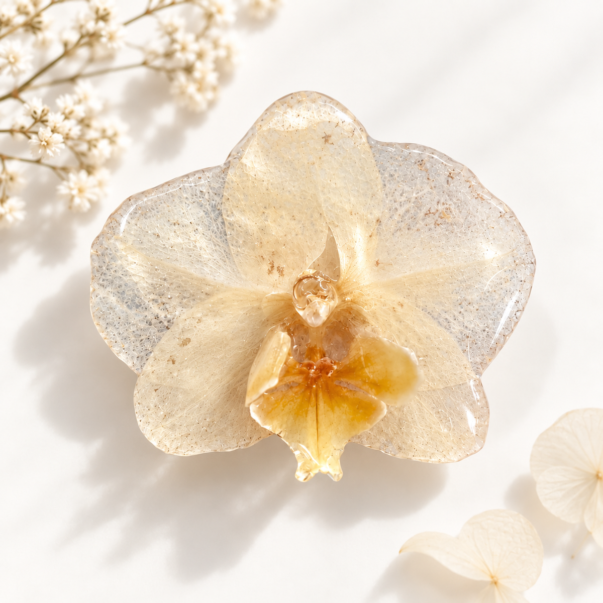 Real Orchid Hair Pin